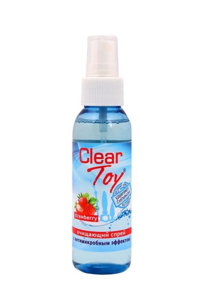 Лосьон антисептик для секс игрушек Clear Toy Stawberry
